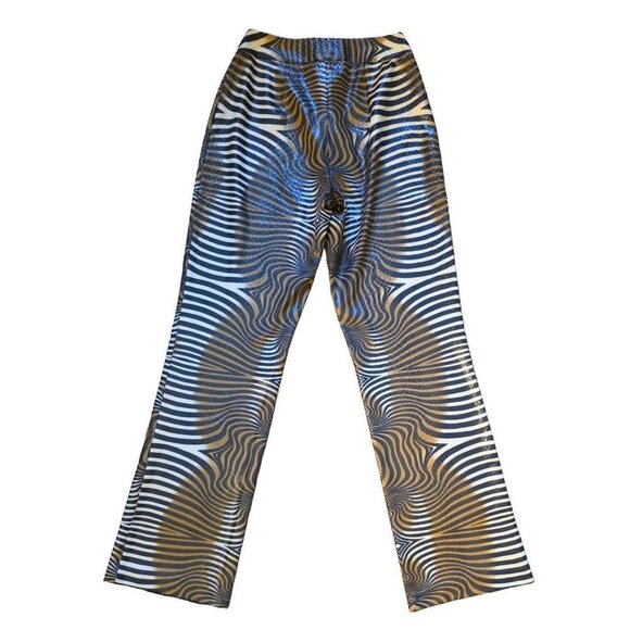 🔥 Viral & Rare Joseph Ribkoff Metallic Zebra Print Pants – Size 6 (US) 🔥 - Picture 3 of 8